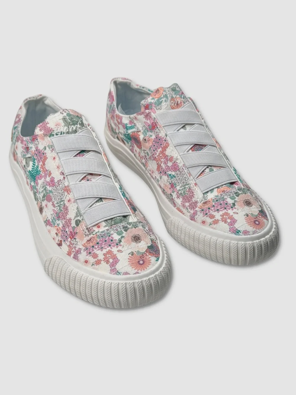 Blowfish Malibu‎ Floral Canvas Slip-On Sneakers - NEW - Womens 7.5 - #49106-H5